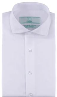 T.O. Collection Boys White Dress Shirt Long Sleeve