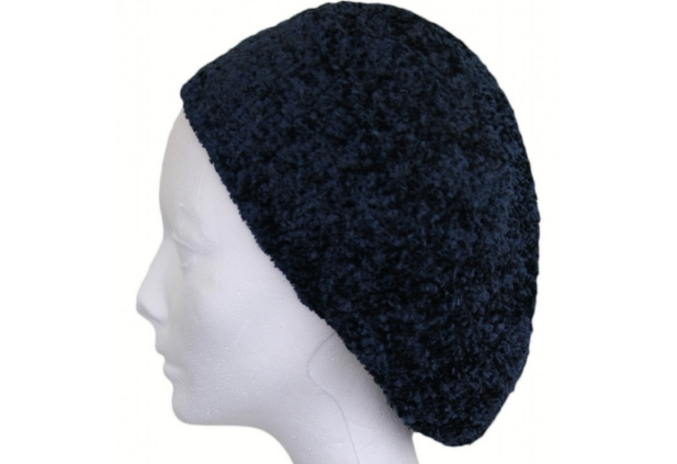 Chenille Snood Navy