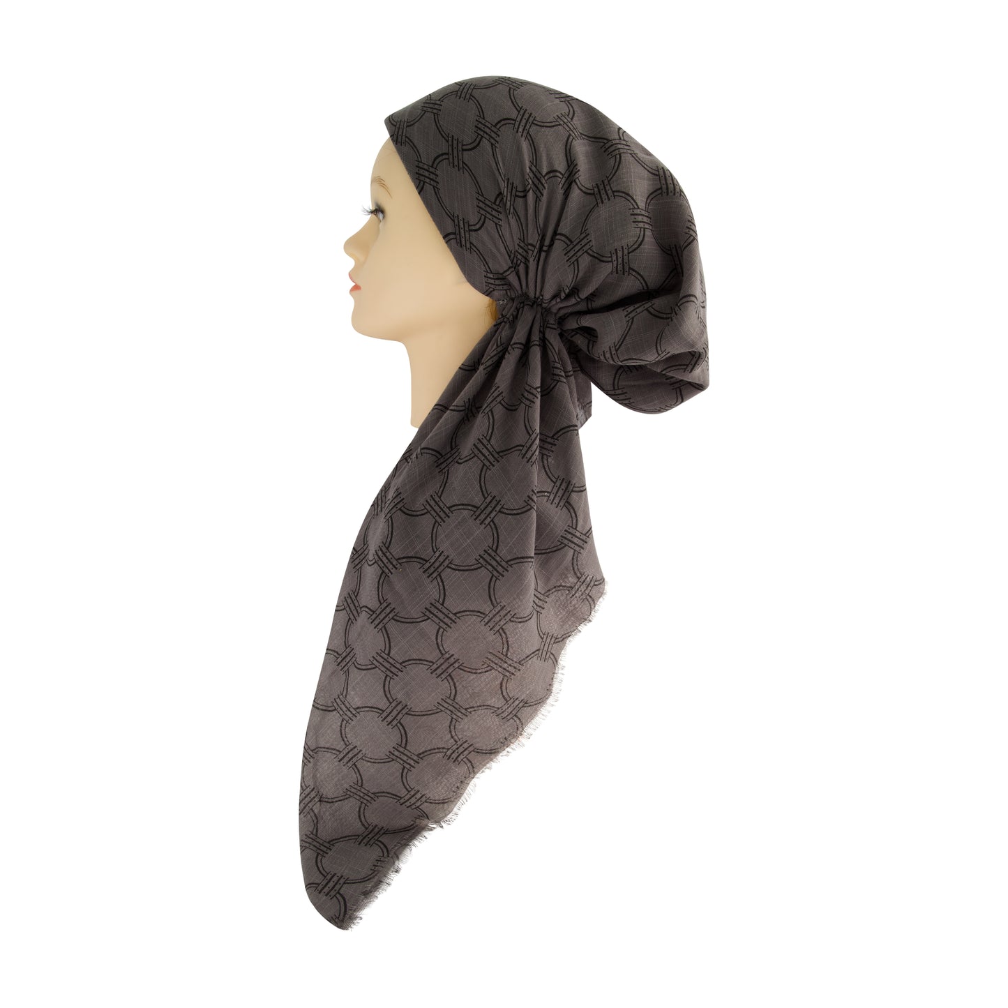 Chain Pre-Tied Headscarf