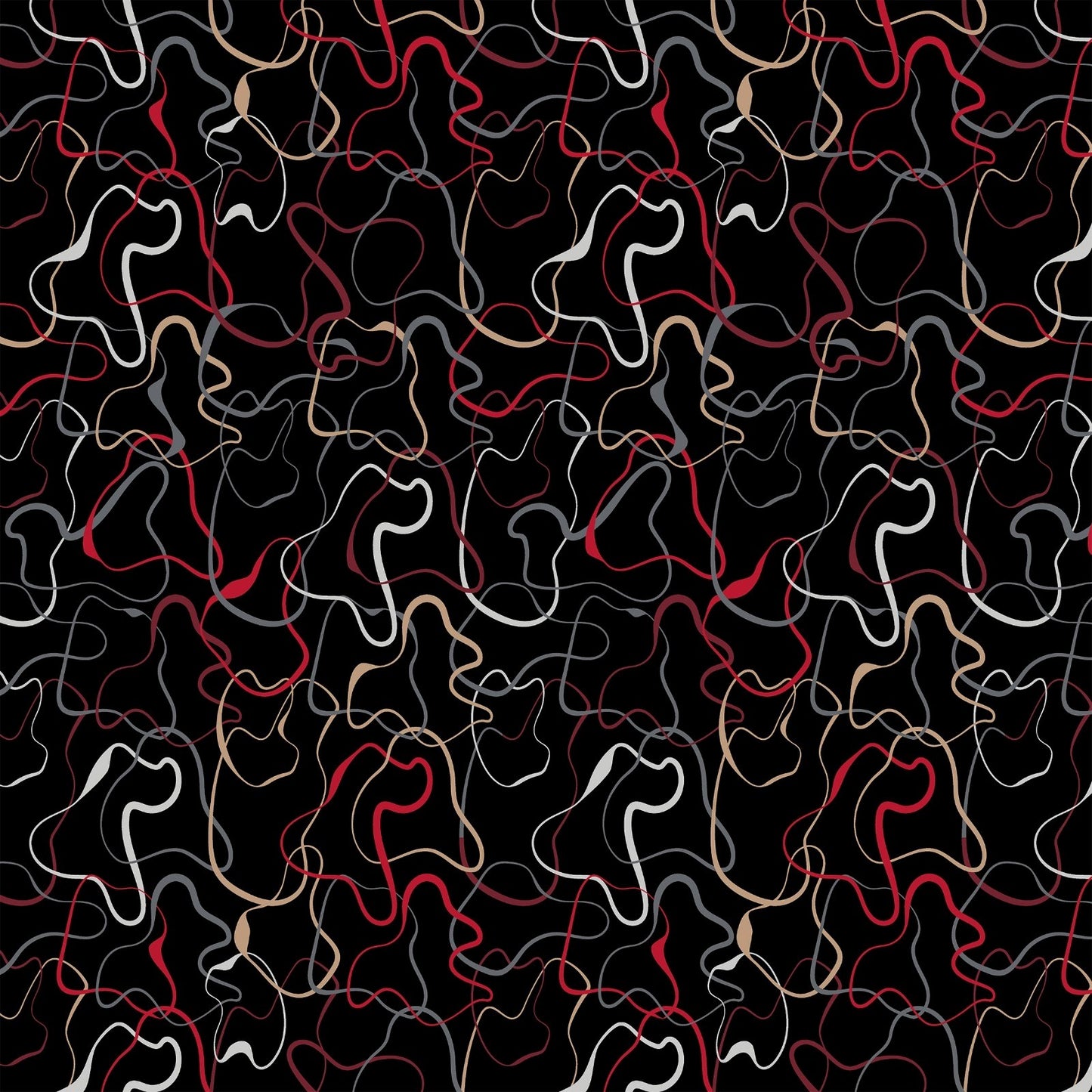 Squiggle Pre-Tied Headscarf