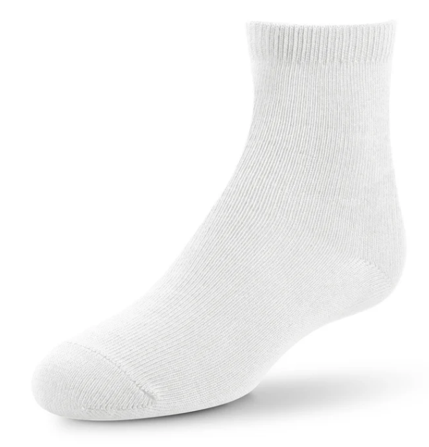 Crew Socks - Black, White, Navy, Charcoal Gray